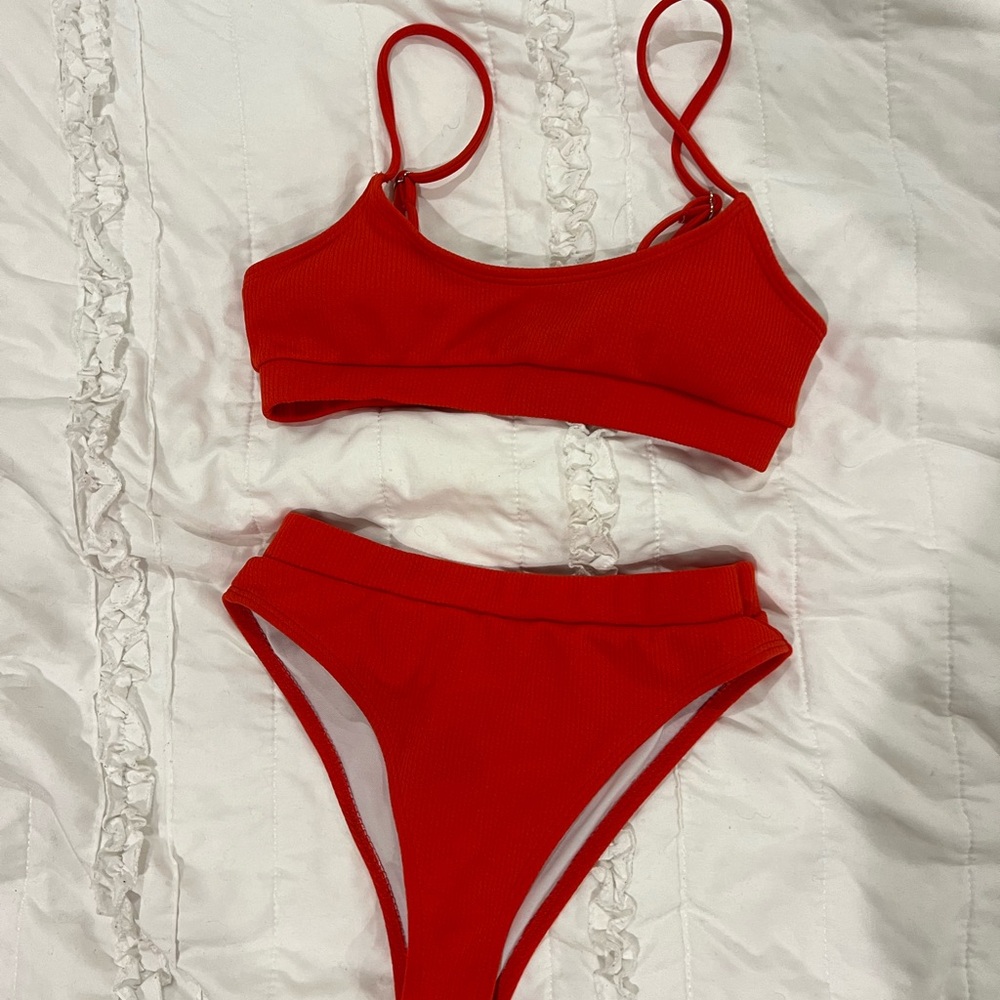 Red Bikini Set